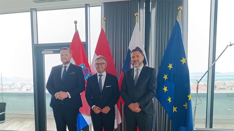 Primorac with the finance ministers of Slovenia and Austria on the Capital Markets Union